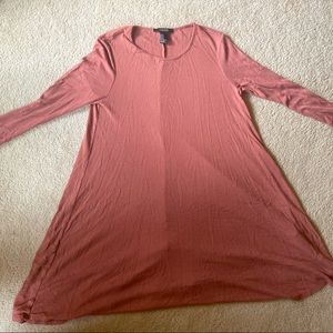 Long Sleeve Pink Dress